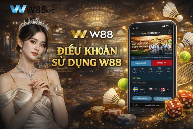 Bản điều khoản sử dụng chính thức tại hệ thống nhà cái W88 RIE